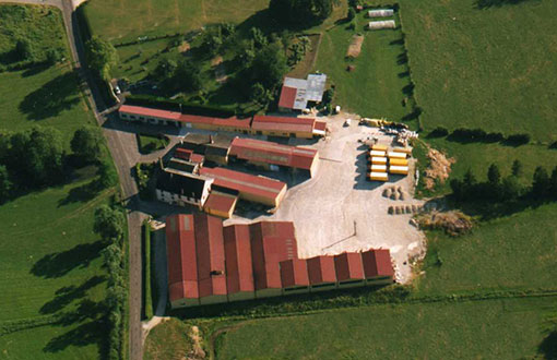 Vue aérienne des installations Cofathim